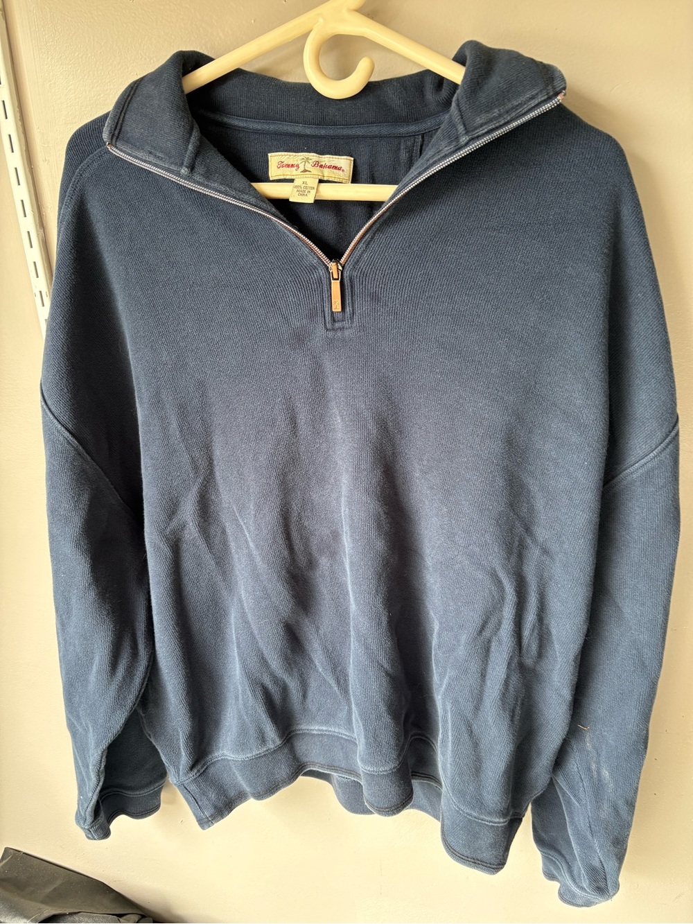 Tommy Bahama Boys  Dark Navy 1/4 -Zip Pullover Sweater